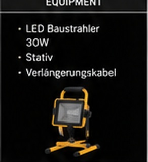3. Baustrahler Equipment