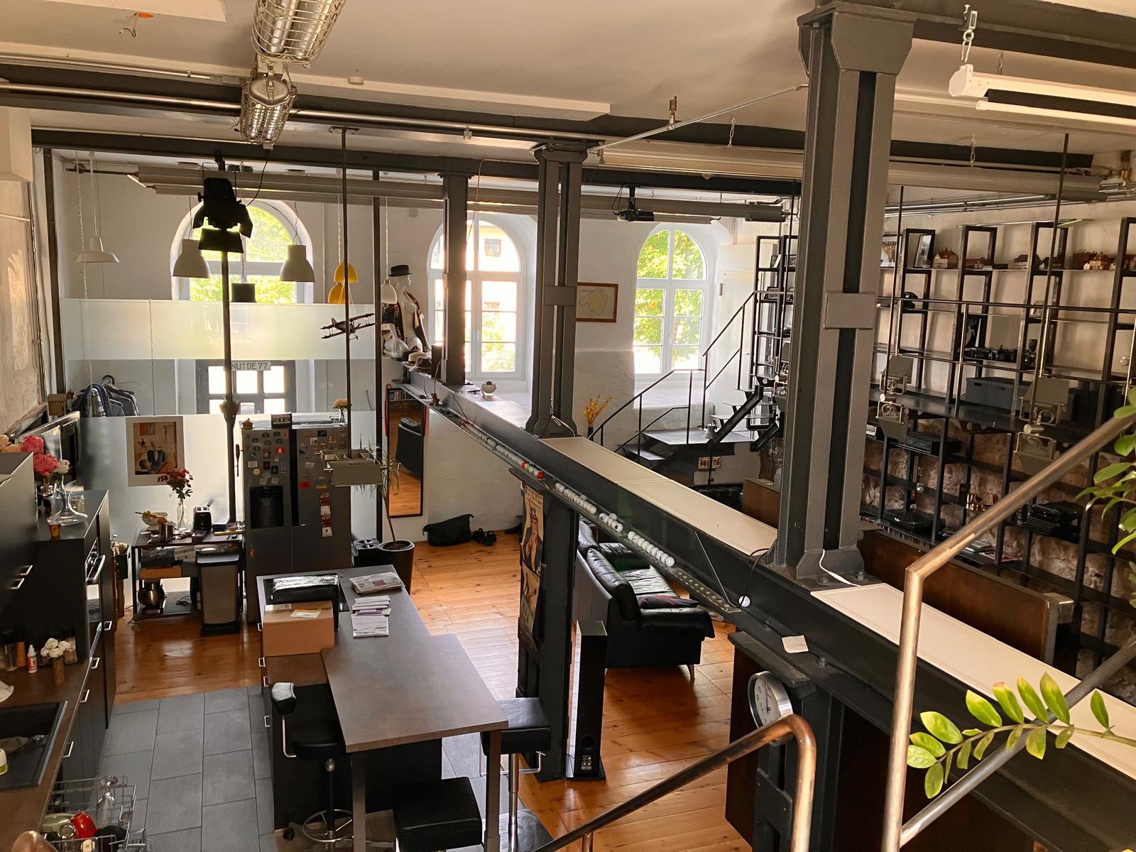 Black Steel Loft Loft Draufsicht / Galerie