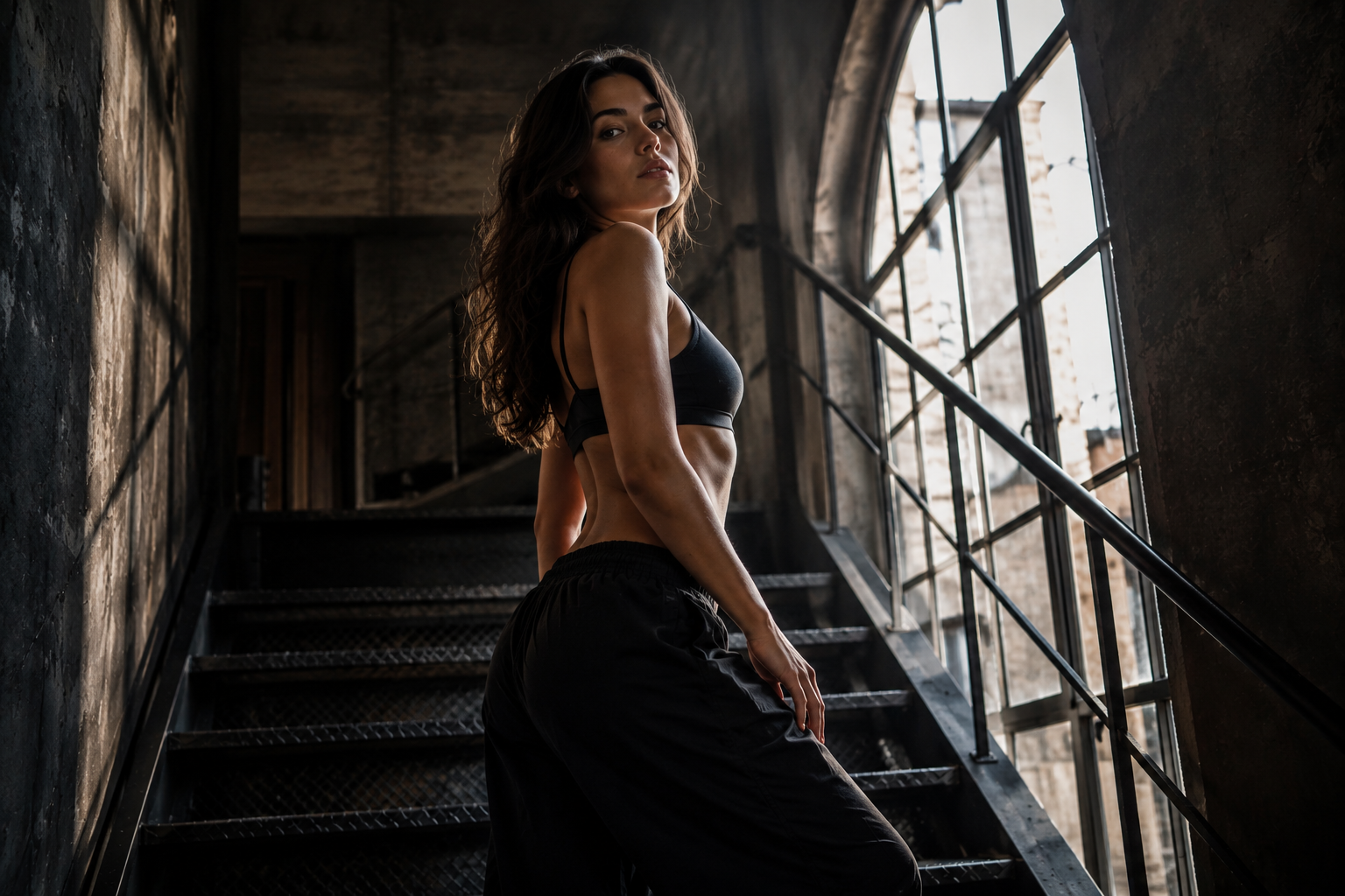 Fotokurs Gegenlicht auf der Galerie im Black Steel Loft